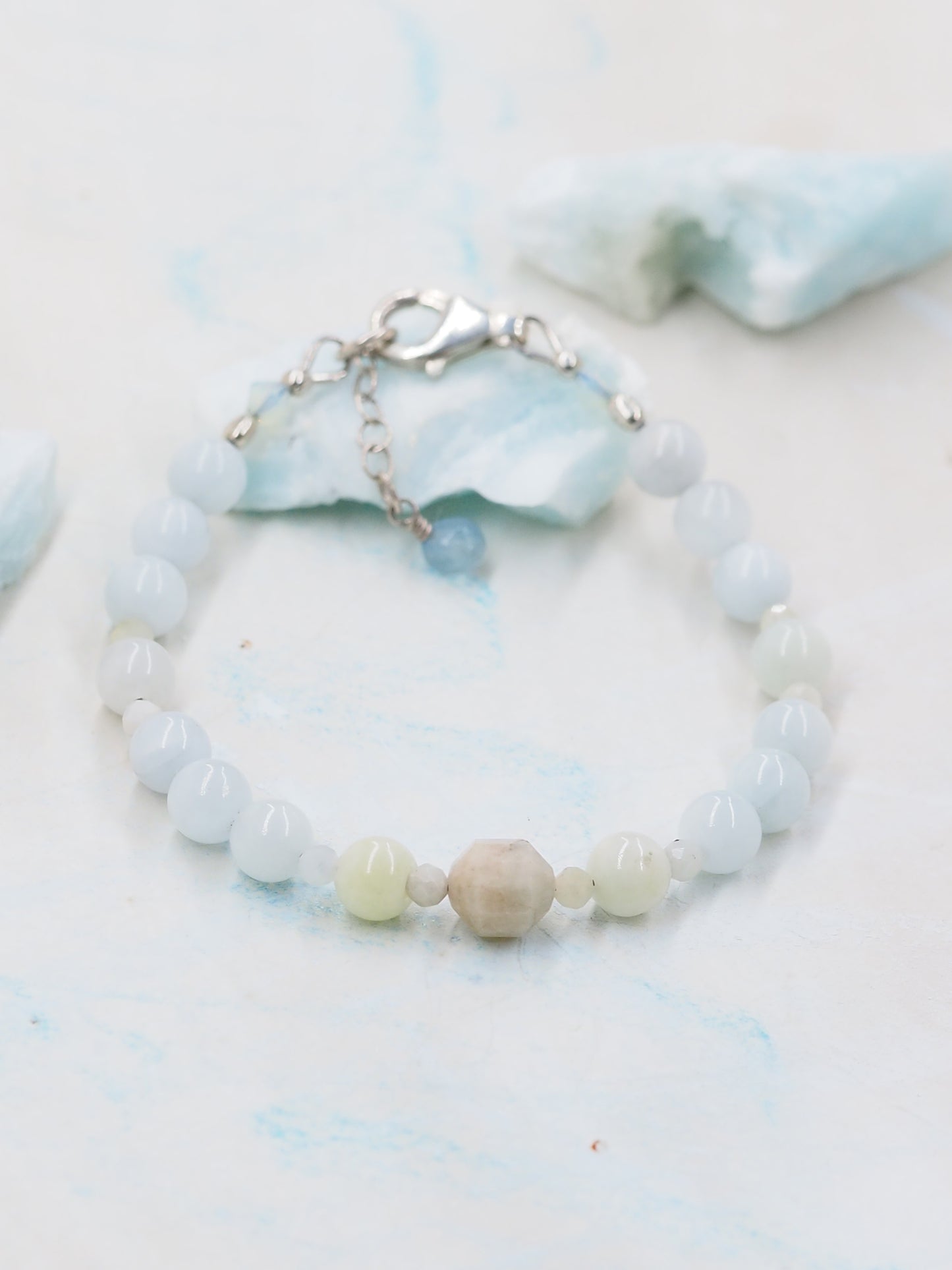 Beryl & Aquamarine Slender Bracelet