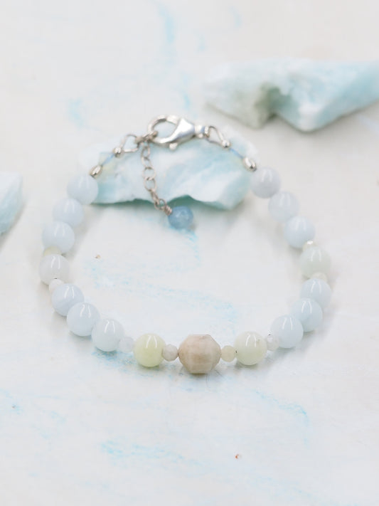 Beryl & Aquamarine Slender Bracelet