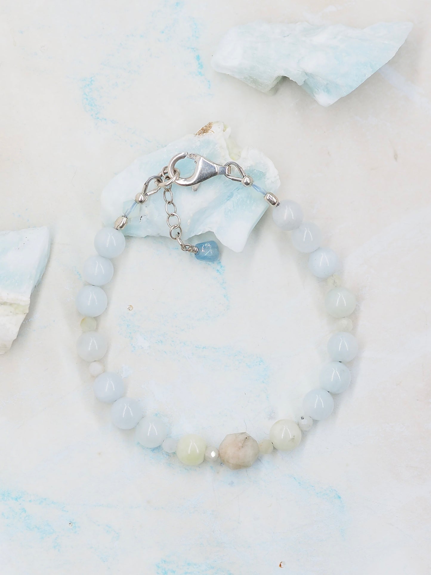 Beryl & Aquamarine Slender Bracelet