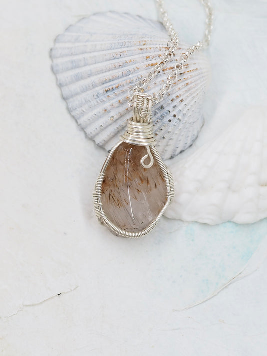 Cacoxenite (Super Seven) Petite Pendant